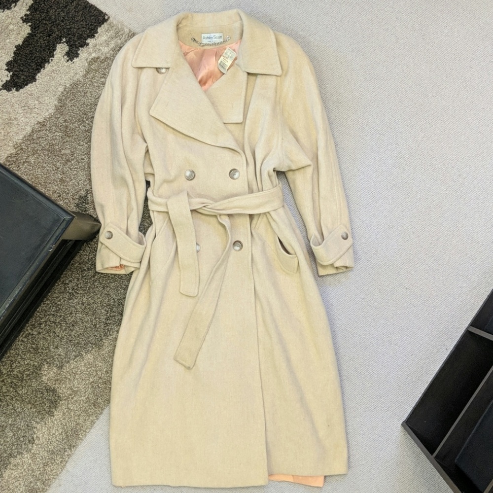 NWT Ashley Scott USA Made Trench Coat